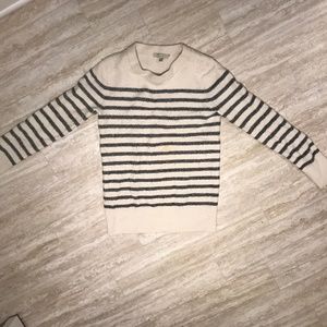 Striped long sweater